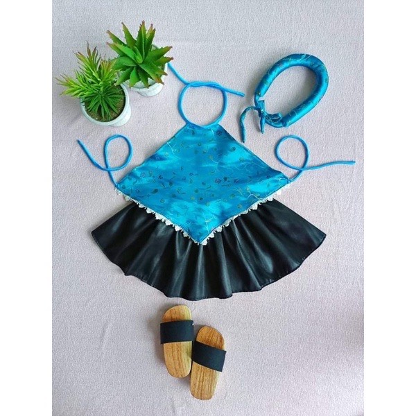 Set yếm nhọn kèm mấn cưng xỉu (kèm mấn)