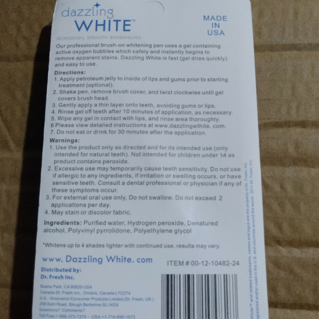 Bút trắng răng dazzling white (Hàng chuẩn)