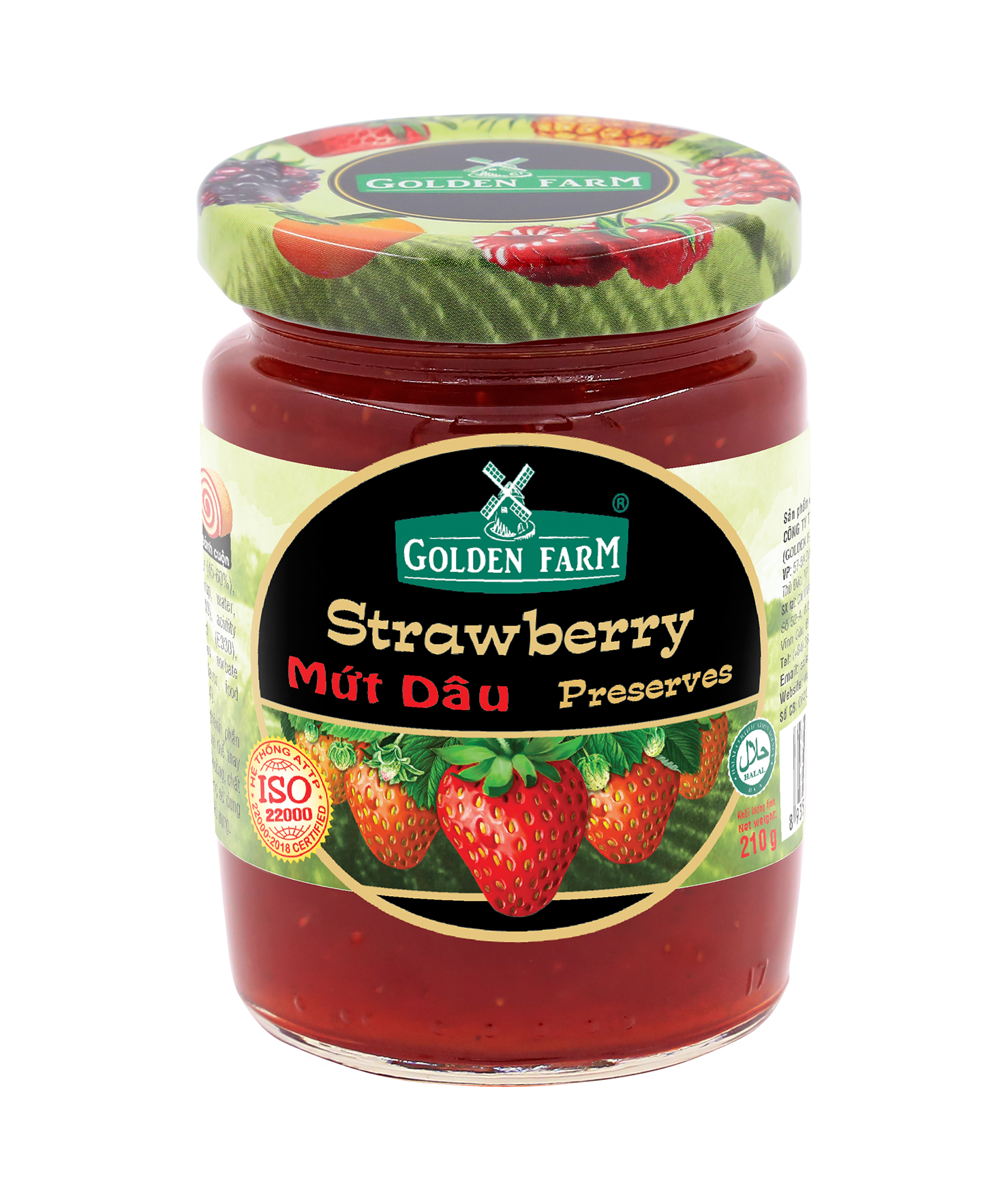 [FreeshipMAX] Hũ Mứt Dâu 210g Golden Farm là lựa chọn lý tưởng để bạn bổ sung năng lượng và vitamin C thiết yếu cho cơ thể. HBAUTO