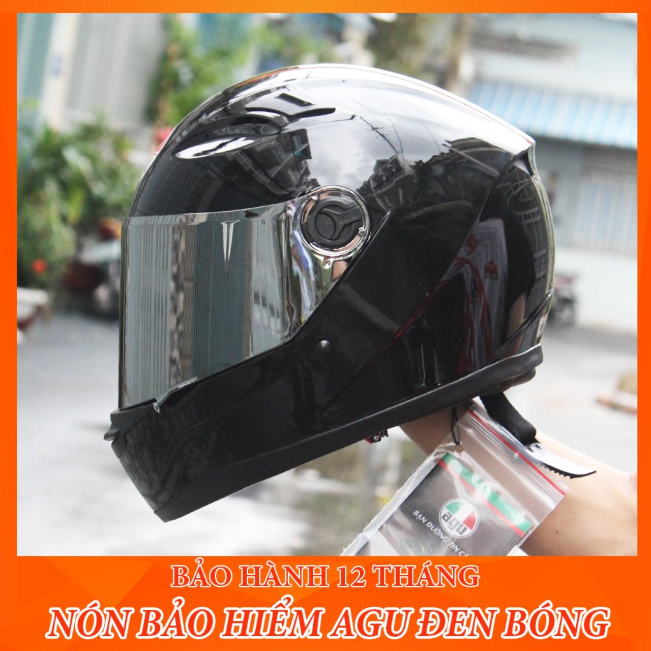 Mũ bảo hiểm Fullface AGU đủ mẫu tặng kèm túi rút hàng chính hãng BẢO HÀNH 12 tháng