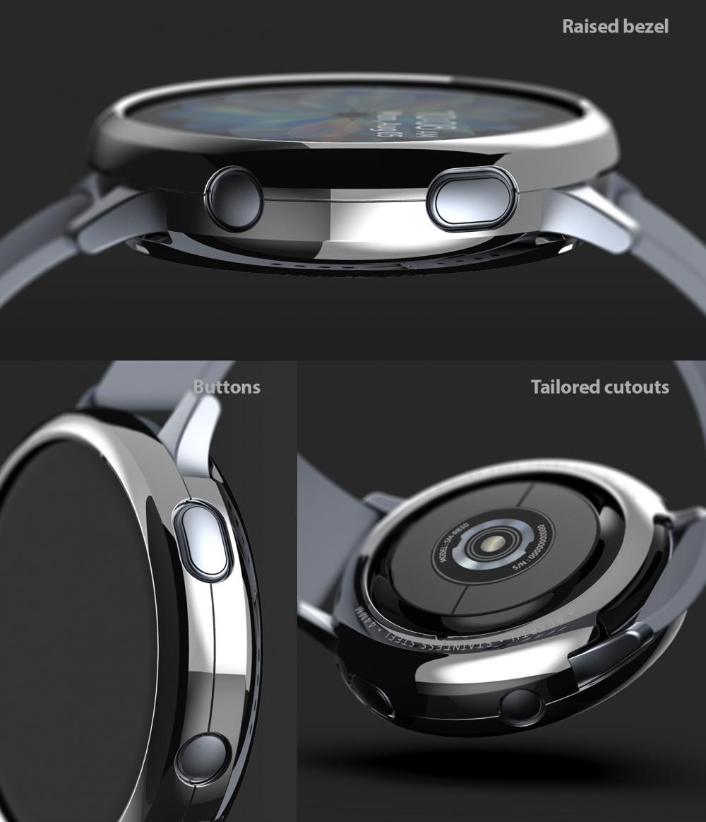 Case ốp thép RINGKE Full Frame Styling cho Samsung Watch Active 2 - 44mm