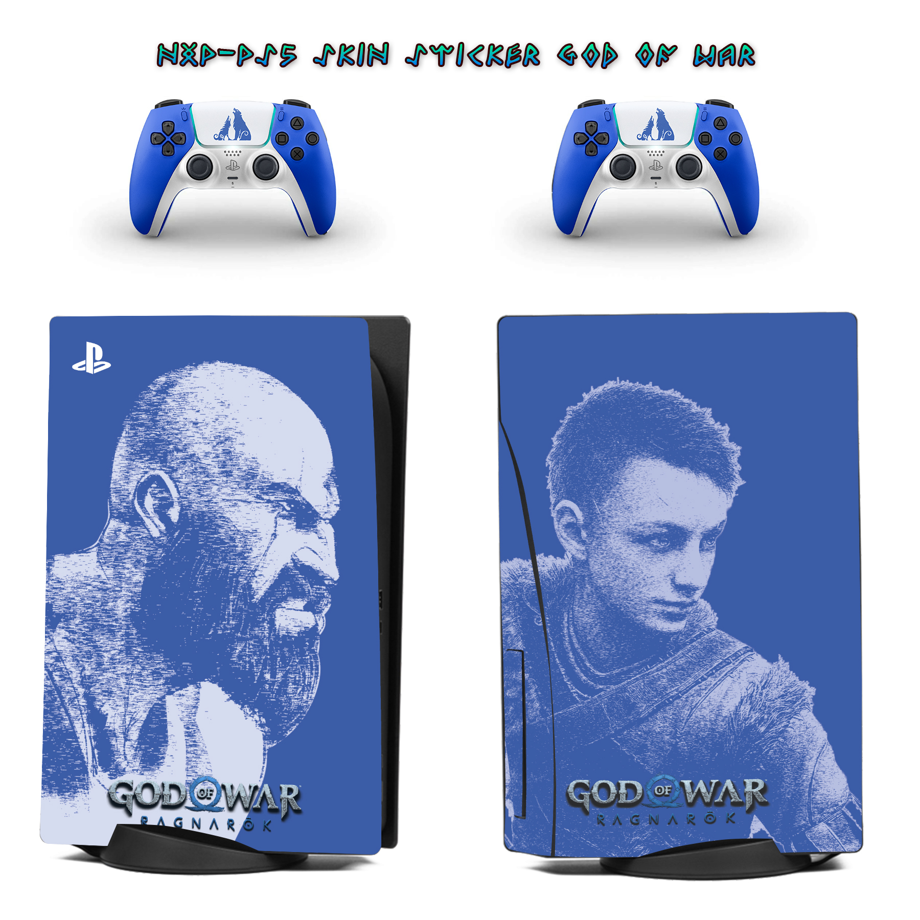 [PS5] Miếng dán máy game PS5 skin God of War 5
