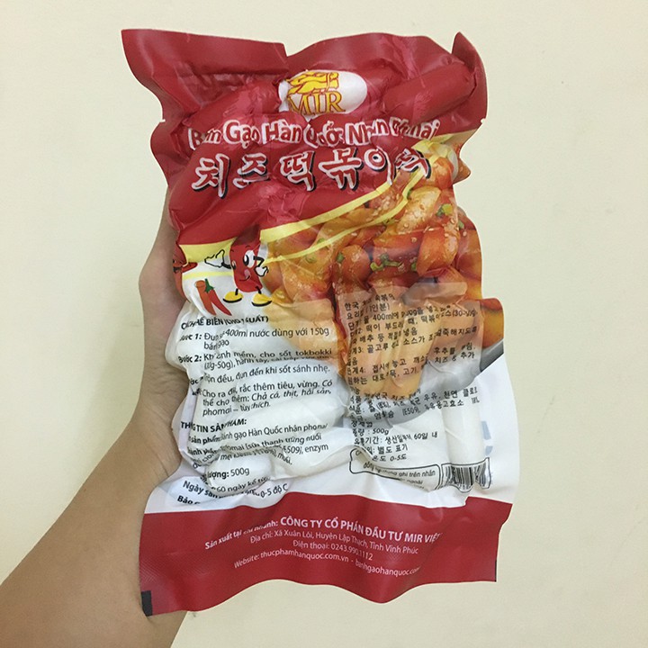BÁNH GẠO NHÂN PHÔ MAI GÓI ĐỎ 1KG