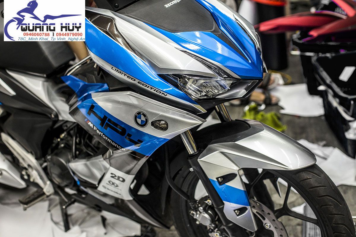 Tem Trùm Winner X Xanh Bạc,Team Decal WinnerX HP4