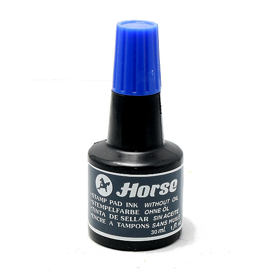 (HCM) Mực dấu Horse có 2 màu (mực để đóng dấu)