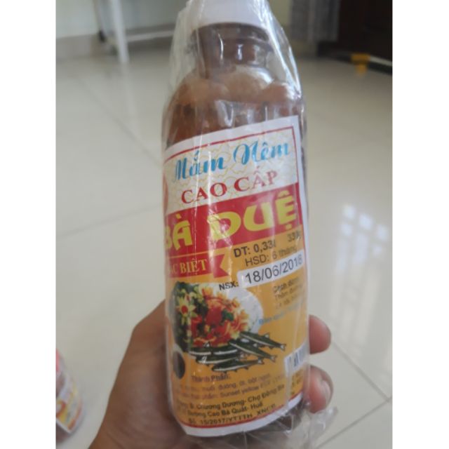 Mắm nêm Bà Duệ 500ml Loại THƯỜNG