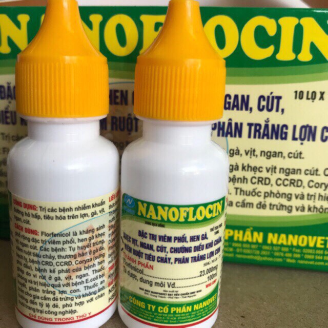 Nanoflocin (10ml) chỉ dùng trong thú y