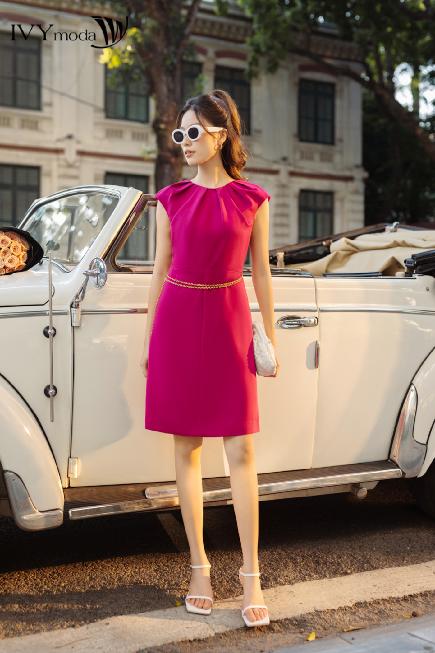 Đầm A tuysi (SẢN PHẨM KHÔNG KÈM ĐAI) IVY moda MS 41M7960