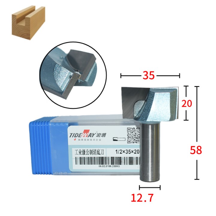 MŨI SOI GỖ PHAY NỀN LC0106
