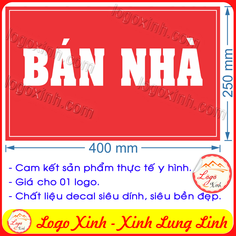Logo tem sticker biển cho thuê nhà, thuê văn phòng, cửa hàng, phòng trọ, bán nhà, bán đất...sử dụng dễ dàng tiện ích