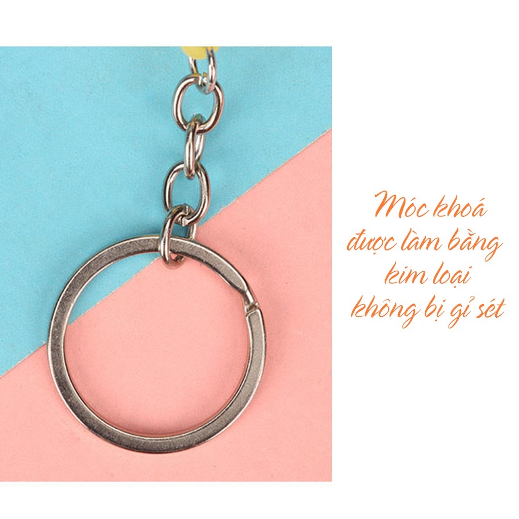 Móc khoá hình thú cute, móc khoá sillicon đẹp