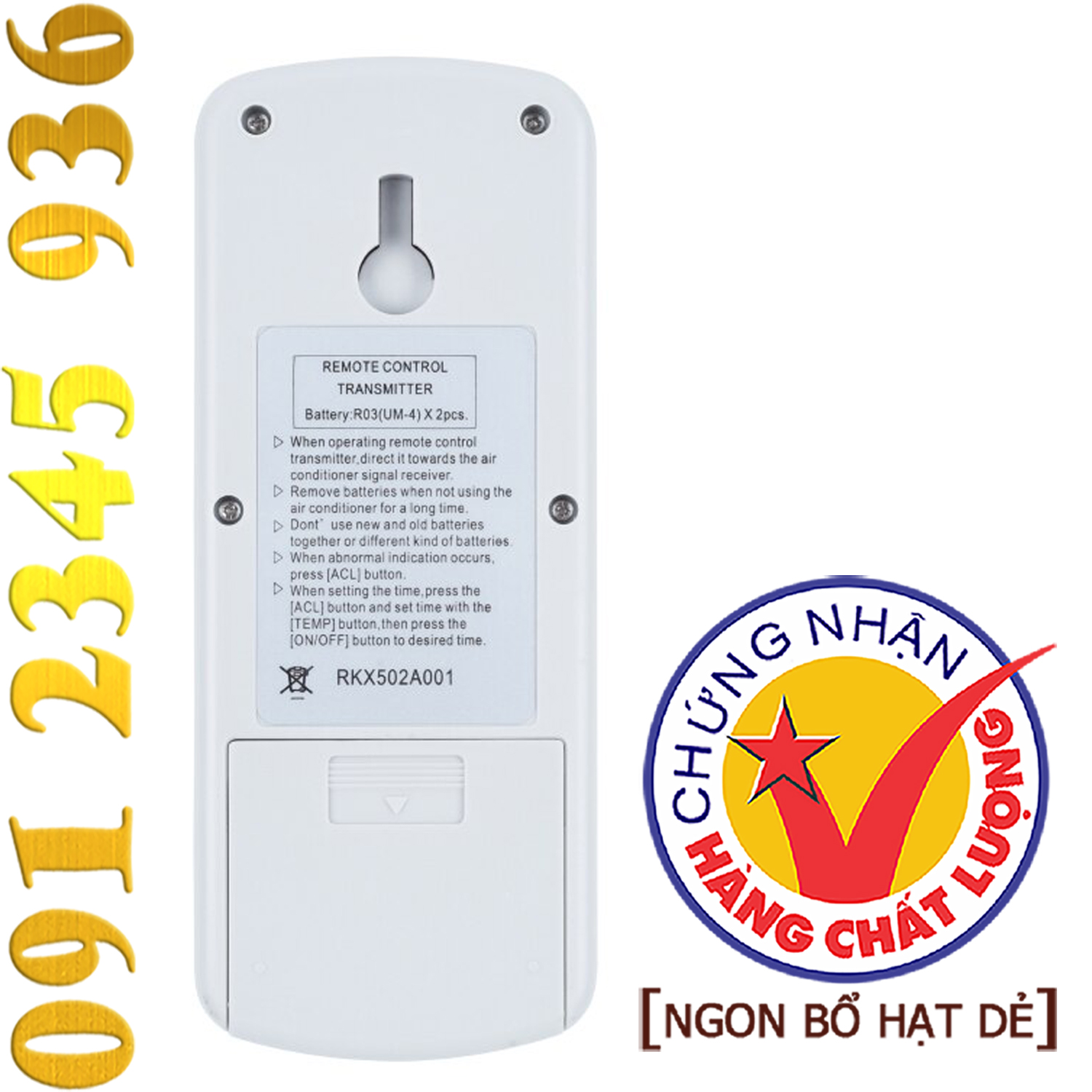 Điều khiển MITSUBISHI [HÀNG ĐẸP] cho điều hòa. (Mẫu số 2)