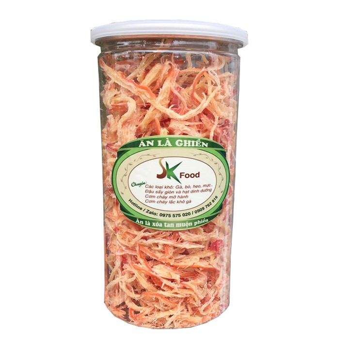 [HCM][GIÁ RẺ] 200g Mực xé sợi hấp nước cốt dừa