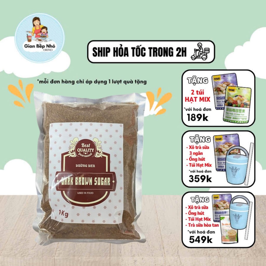 Đường Đen TaiWan tách lẻ (200g-500g-1000g)