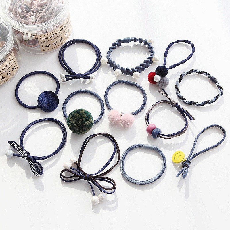 [Hàng có sẵn ]Set 12 cột tóc Hàn Quốc