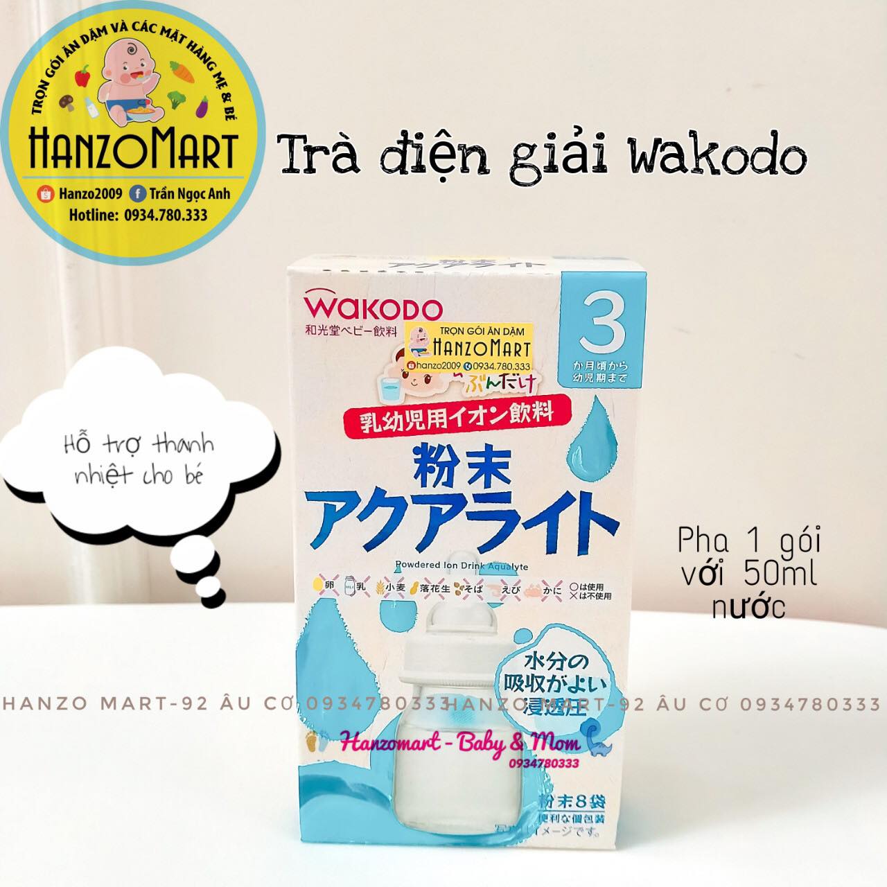 Trà Wakodo Đủ Vị Cho Bé| - Điện Giải