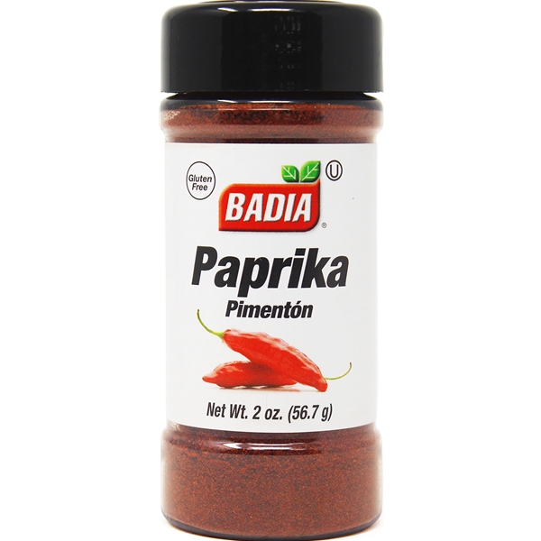 Ớt bột paprika hiệu badia paprika - hủ 56.7g