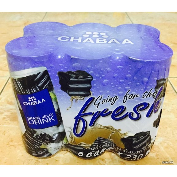 [HCM][MÙI VỊ THƠM NGON - ĐÃ KHÁT] Combo 4 Lon x 230ml Nước Sương Sáo Chabaa Thái lan. (Date : 24 tháng)-[ 12.12 Hot Deals ]