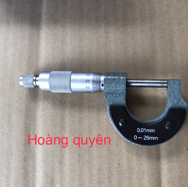 Thước Panme dải đo từ 0-25mm