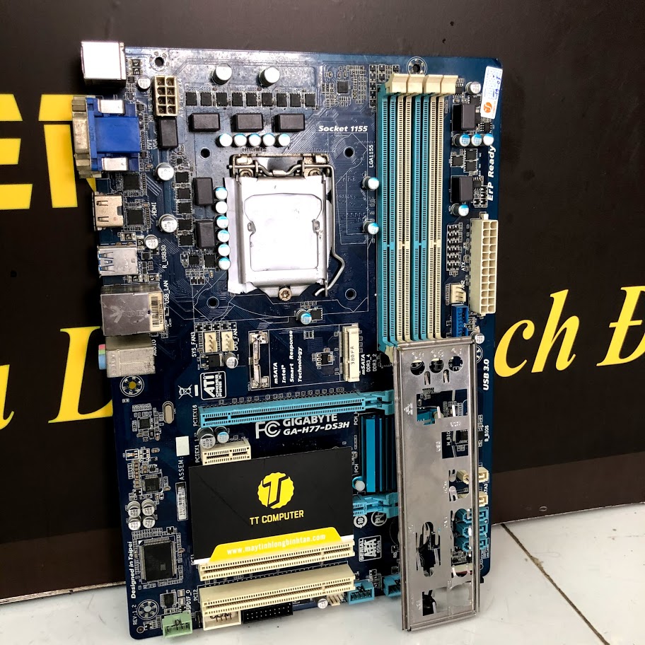 MAINBOARD GIGABYTE H77-DS3H SOCKET 1155 (HỖ TRỢ FULL CPU I5, I7)
