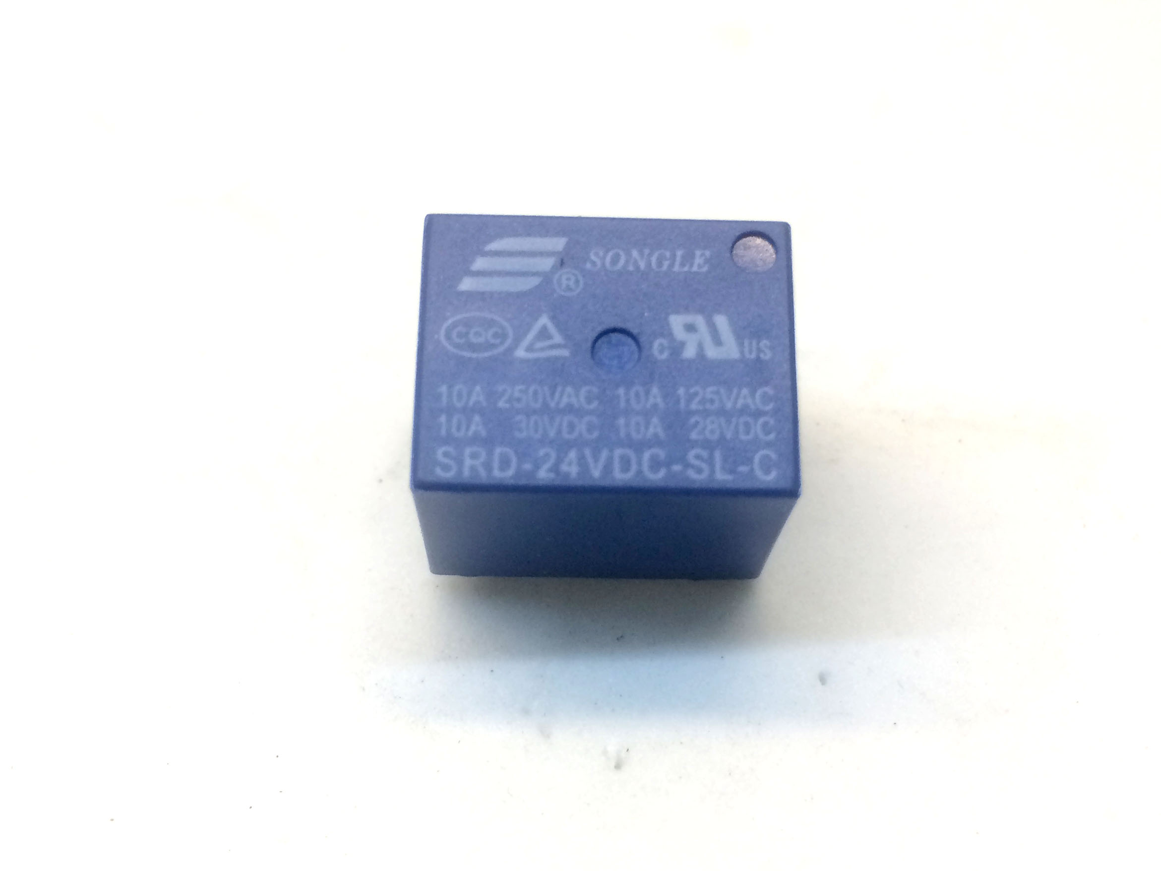 Relay 24V-10A 5 chân xanh