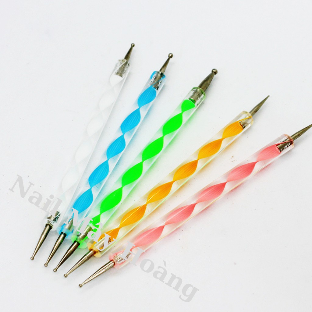 Bút chấm bi nail vẽ móng sét 5 bút 2 đầu