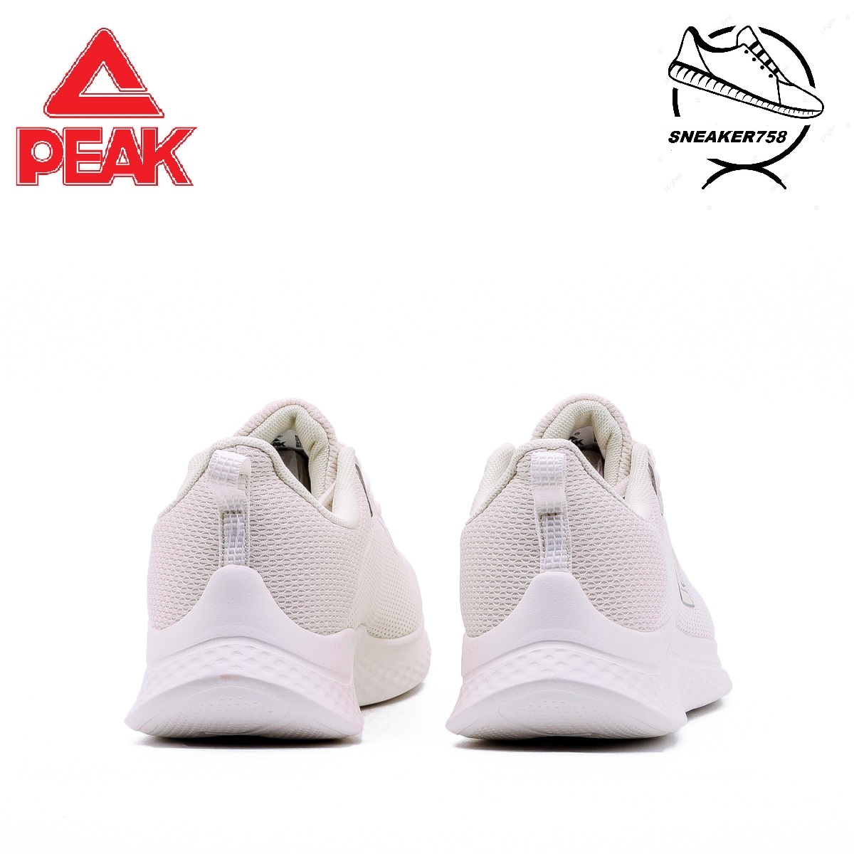 Giày PEAK Running E223198H - Trắng Off White