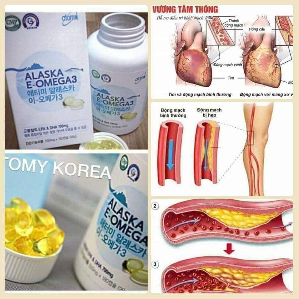 [HCM]Dầu cá Atomy Alaska E-Omega 3