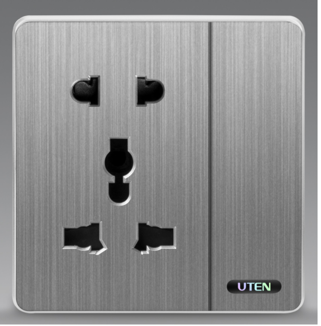 Công tắc ổ cắm vuông Uten S300