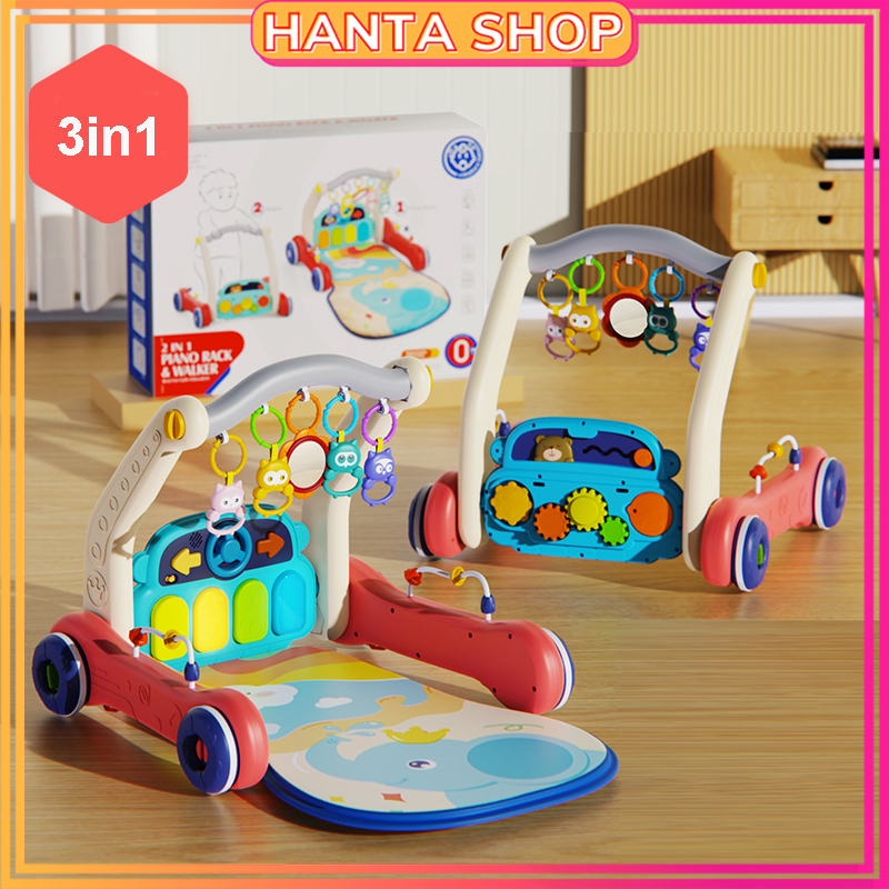 3-in-1 premium baby walker comfort mat