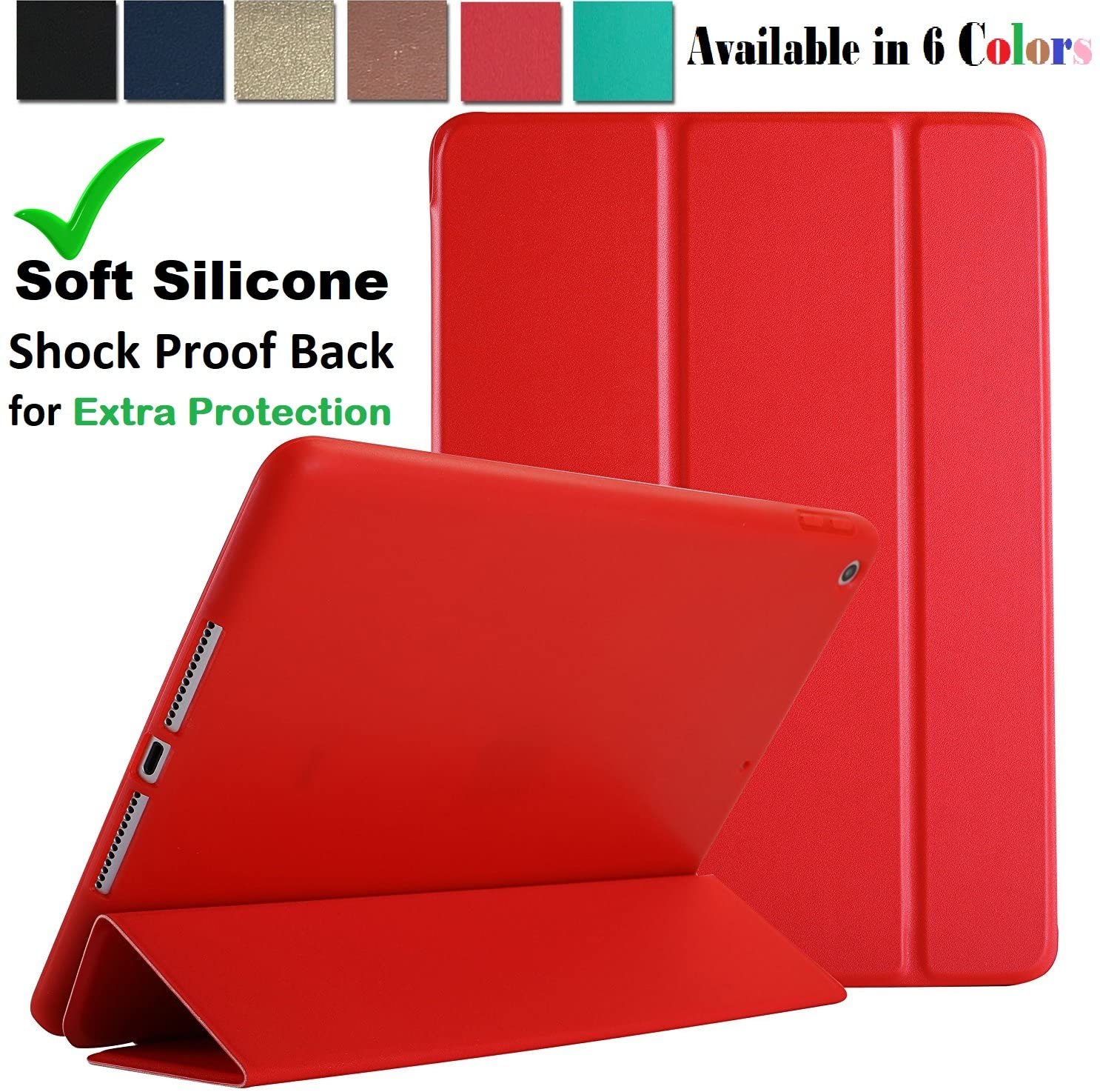 Bao da silicone dẻo PKCB - Smart cover dành cho iPad Air 2