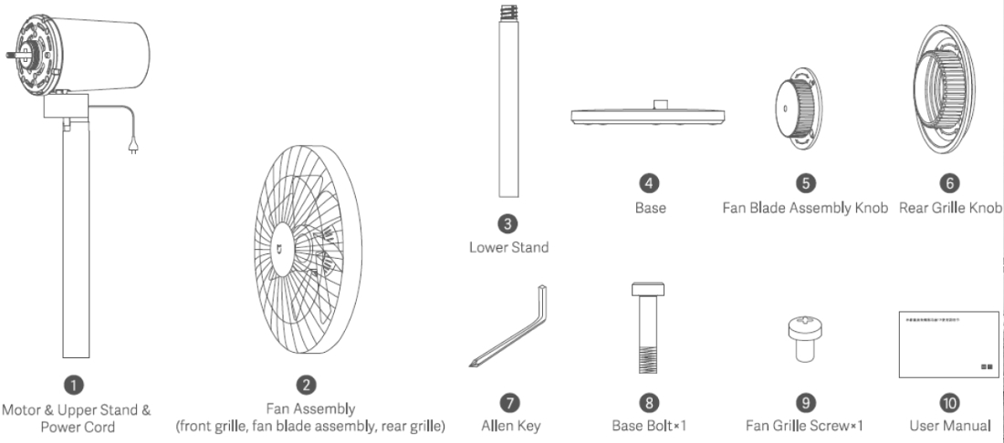 Quạt đứng Xiaomi Smart Fan 2 Lite
