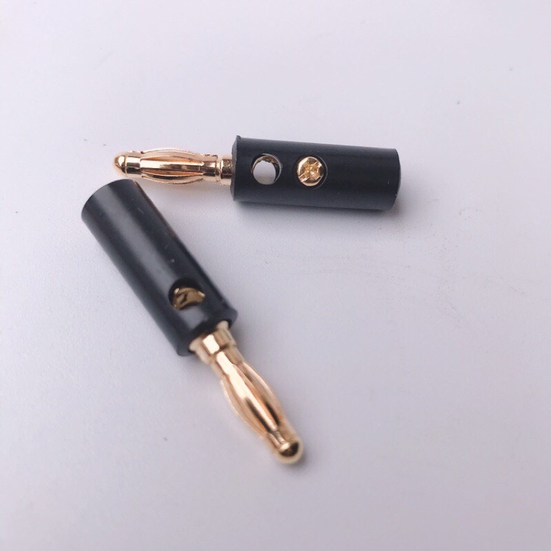 Jack Cắm Bắp Chuối 4mm Cao Cấp Mạ Vàng