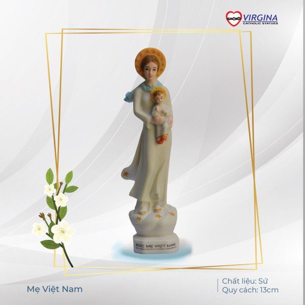 Tượng sứ - Mẹ Việt Nam 13cm