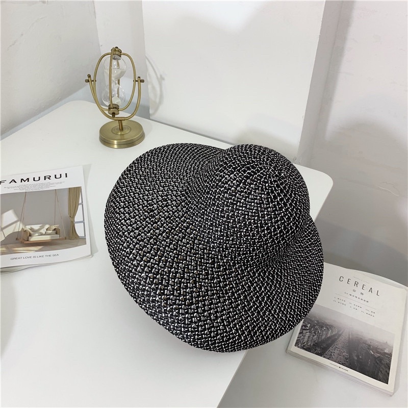 Mũ cói ( Nón cói) lồng đèn lưới sang chảnh ( SH9)