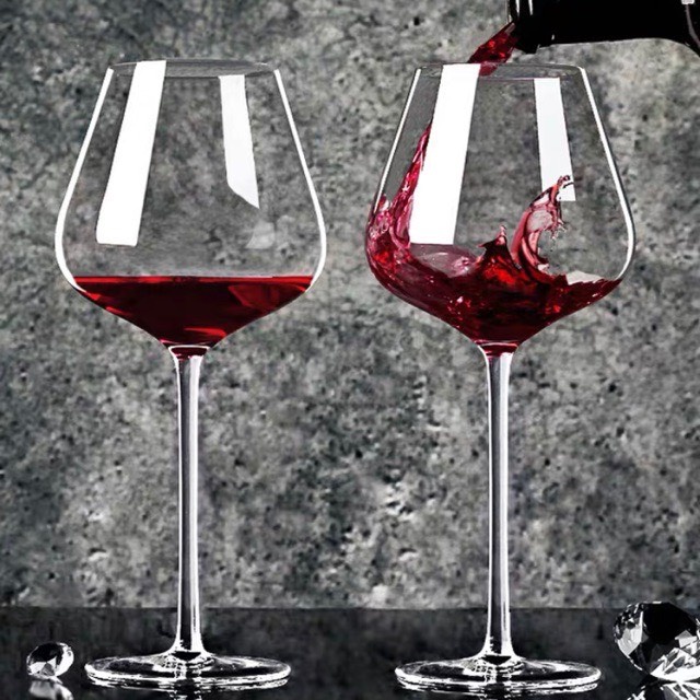 Ly rượu vang sâm panh pha lê, cốc uống vang đỏ wine glass