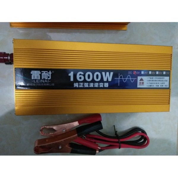 Bảng giá Bộ Kích Điện Inverter 12 - 220V - 1600W - Sin CHuẩn