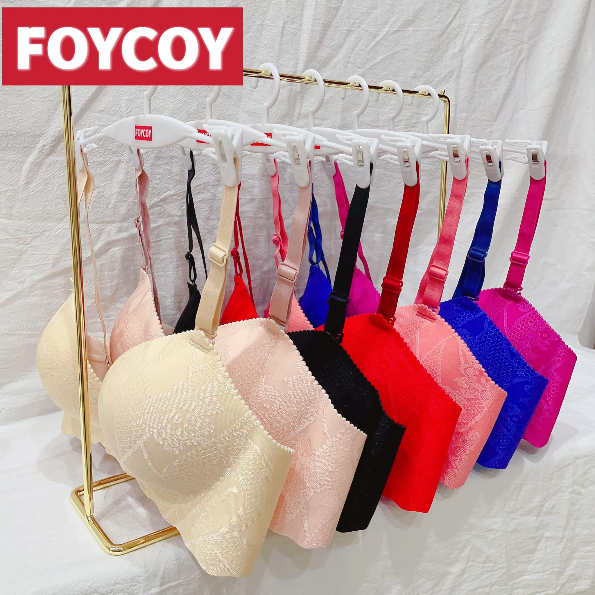 Combo 3 áo lót su gấm dệm dày 3cm nâng đẩy ngực có đai chống tụt size 34-36-38