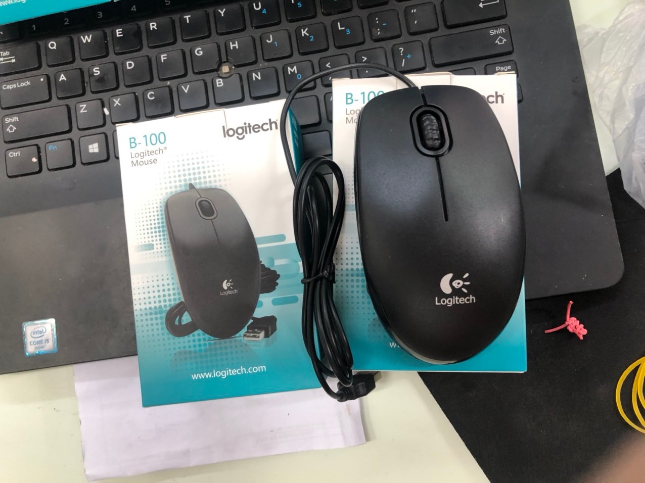 Chuột dây Logitech B100 (Đen)- Mới 100%- Bảo Hành 12 Tháng