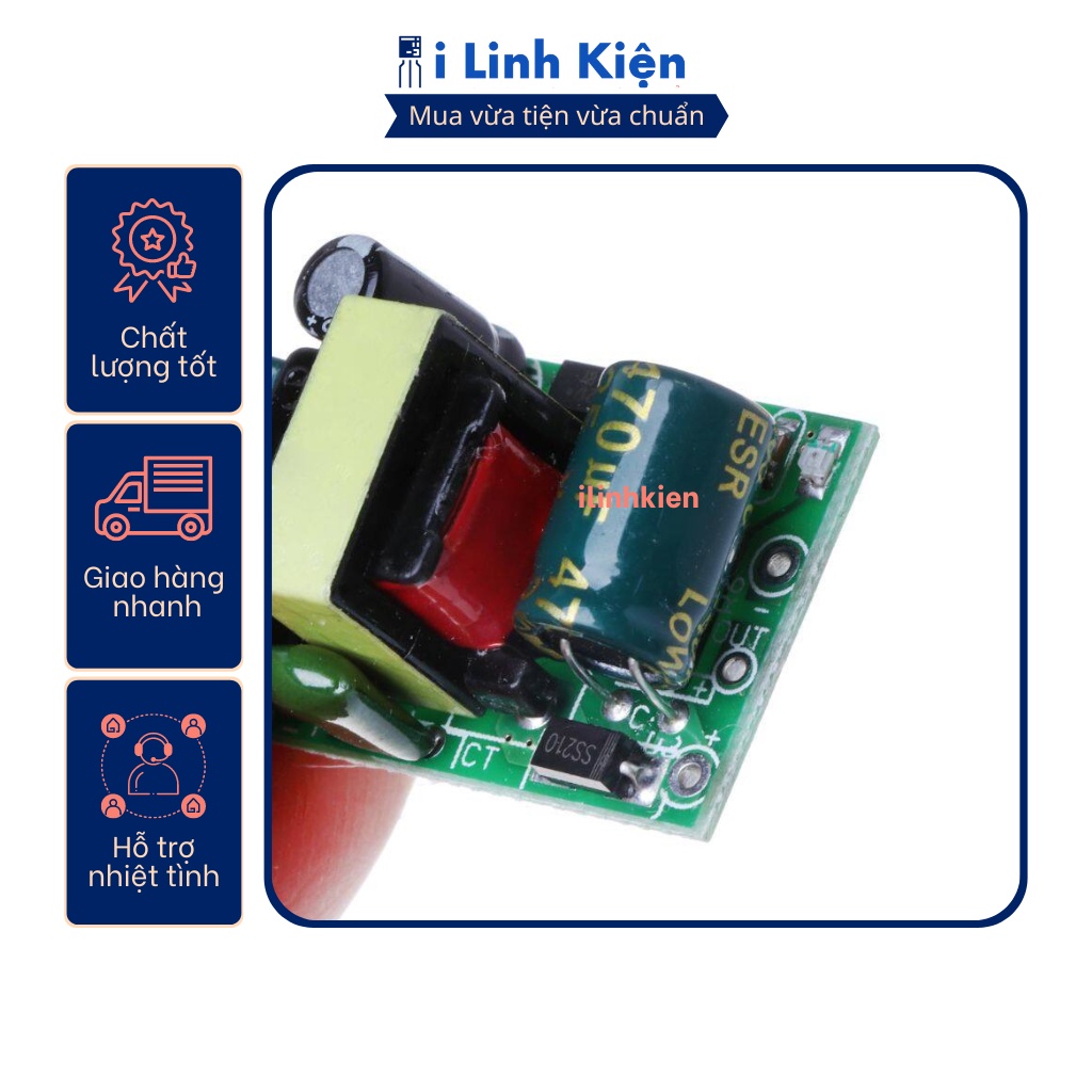 Mạch nguồn xung mini 12V 400mA