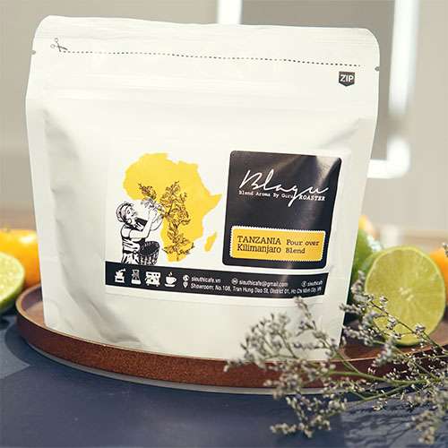 CÀ PHÊ HẠT BLAGU ĐÃ RANG TANZANIA KILIMANJARO, LIGHT- MEDIUM ROAST, 300G