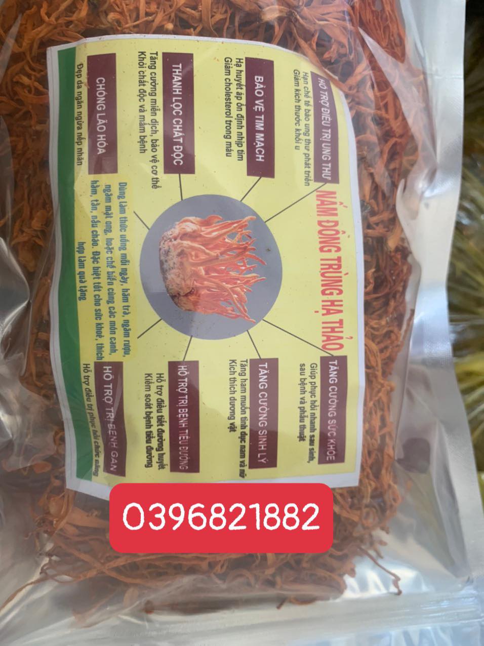 Combo 1 kg hoa đông trùng hạ thảo