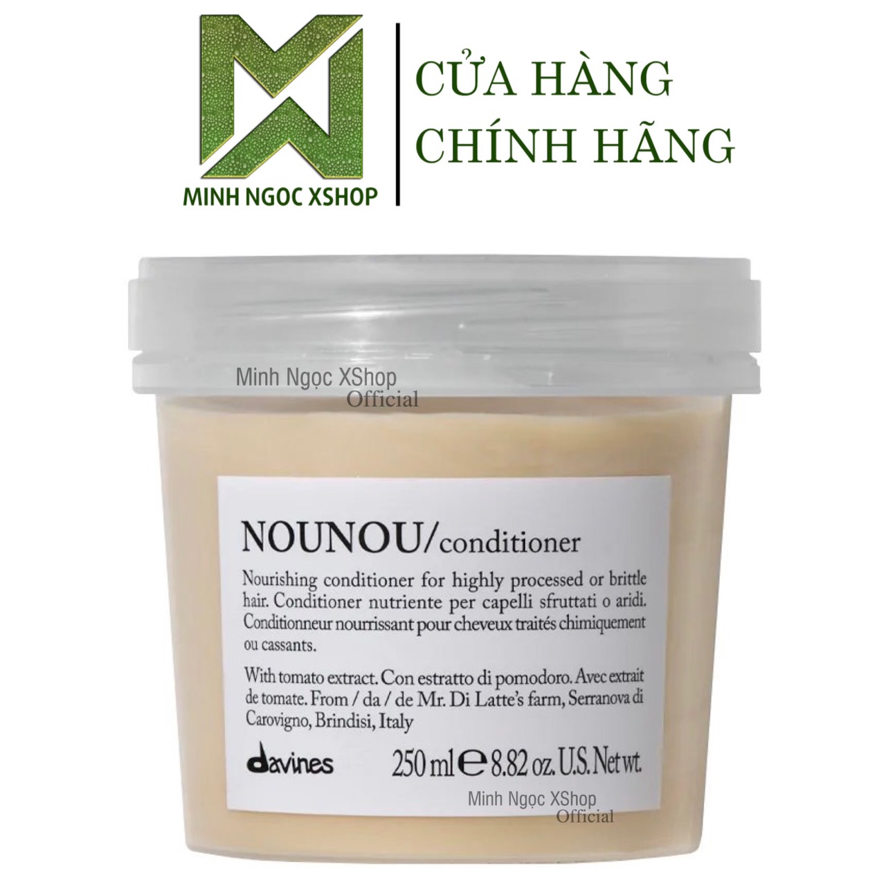 Dầu xả phục hồi hư tổn Davines Nounou 250ML
