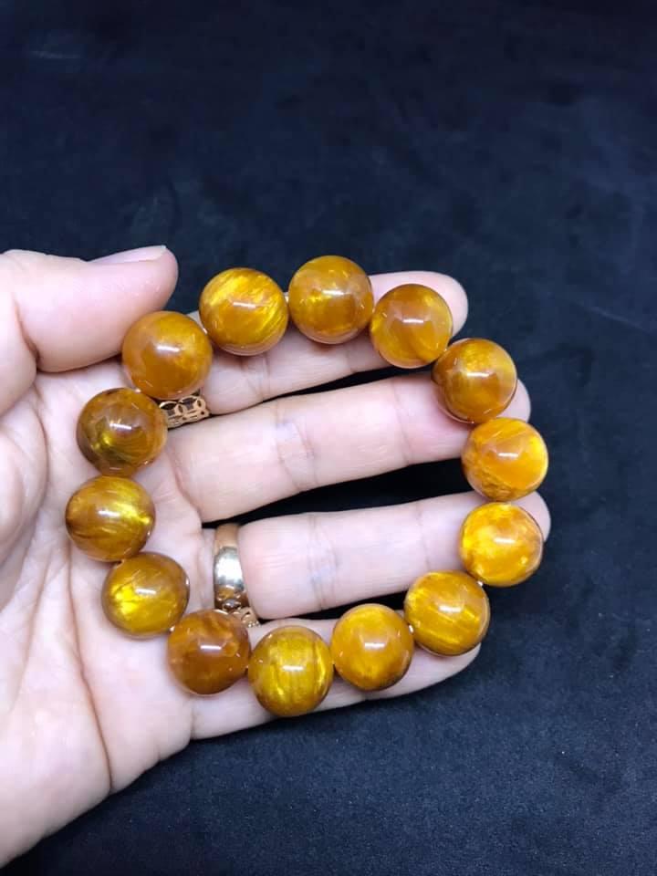 [HCM]VÒNG TAY DƯƠNG BIỂN VÀNG 14LY