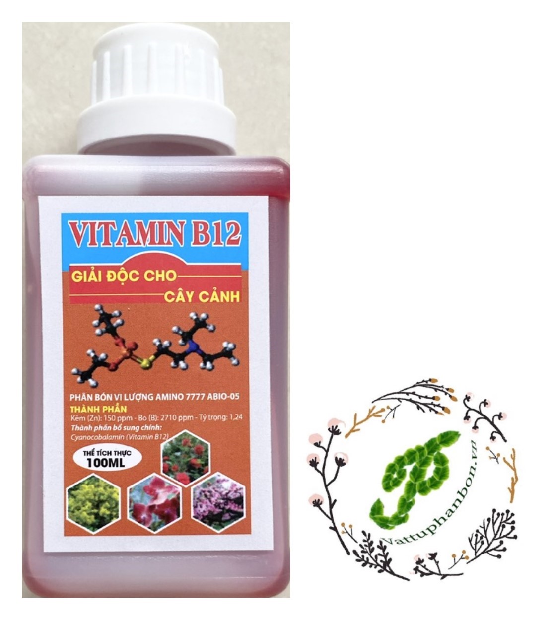 Phân Bón B12 Giải Độc Cho Cây Cảnh - #100A# 100ml