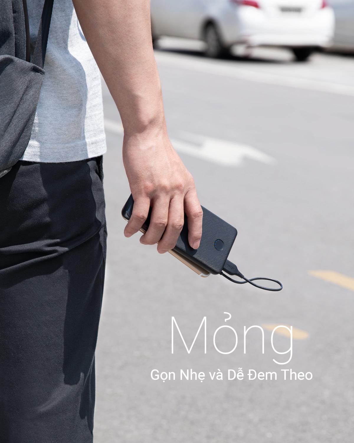 Sạc dự phòng ANKER PowerCore Slim 10000mAh - A1229