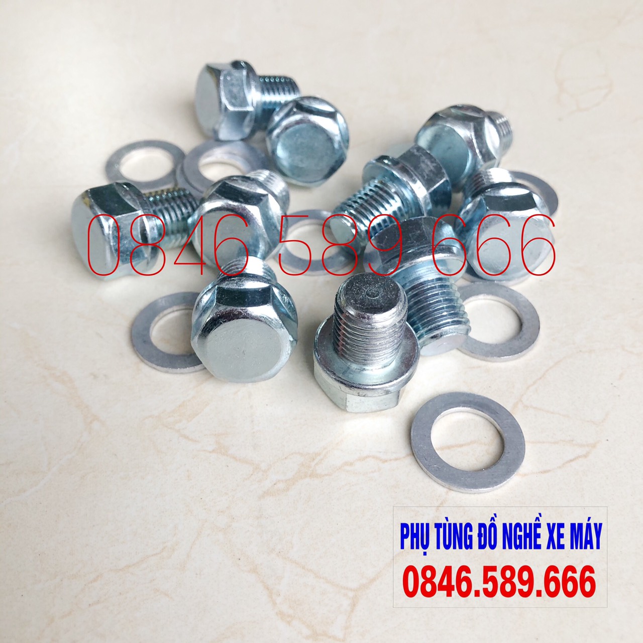 Ốc Rốn Dầu Long Đen 13 Ly Xe Máy Bị Chờn