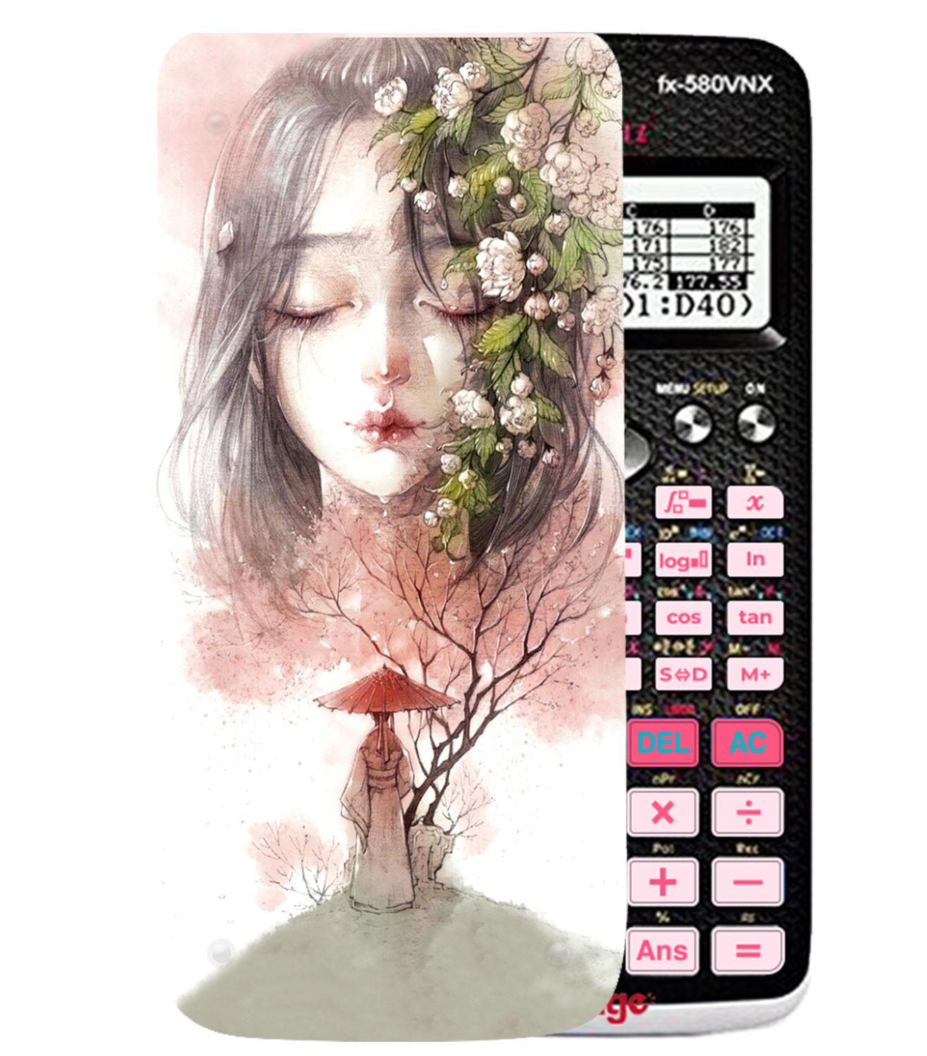 Ốp máy tính Casio FX 580 VNX nhân vật anime 009