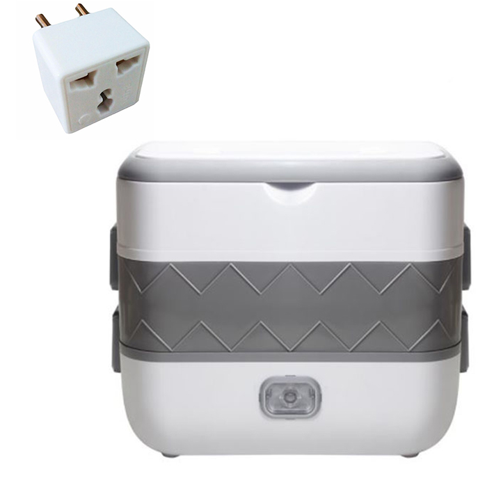 Hộp Cơm Cắm Điện Văn Phòng,hộp cơm innox 2 tầng 4 ngăn