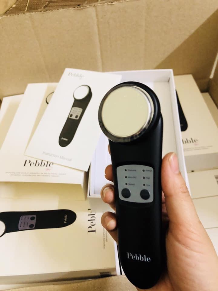 [HCM]Máy massage chăm sóc da mặt Pebble Fluer [bảo hành 12 tháng]